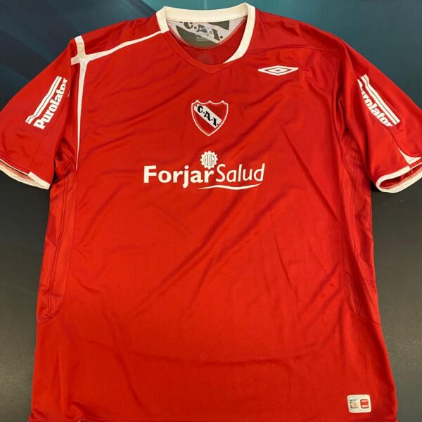 MATCHWORN Camiseta de independiente 2006 usada en partido XL 4