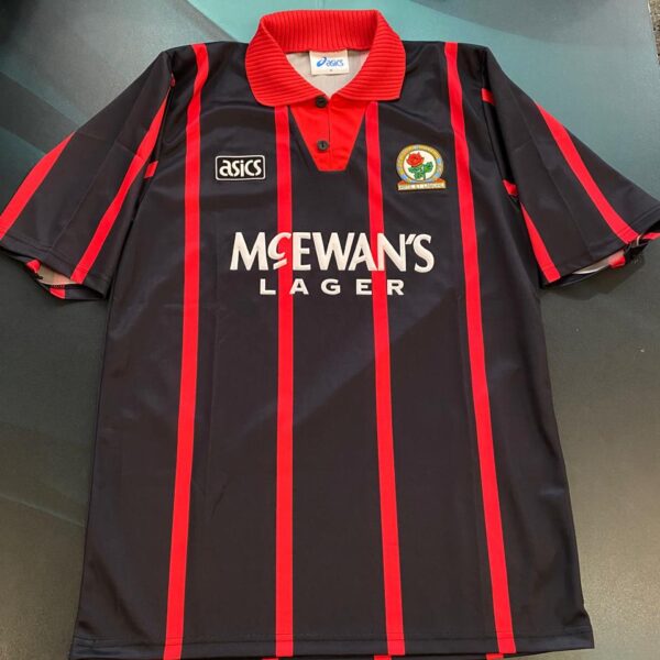 Camiseta del Blackburn Rovers 1994 1995 9 Shearer talle M