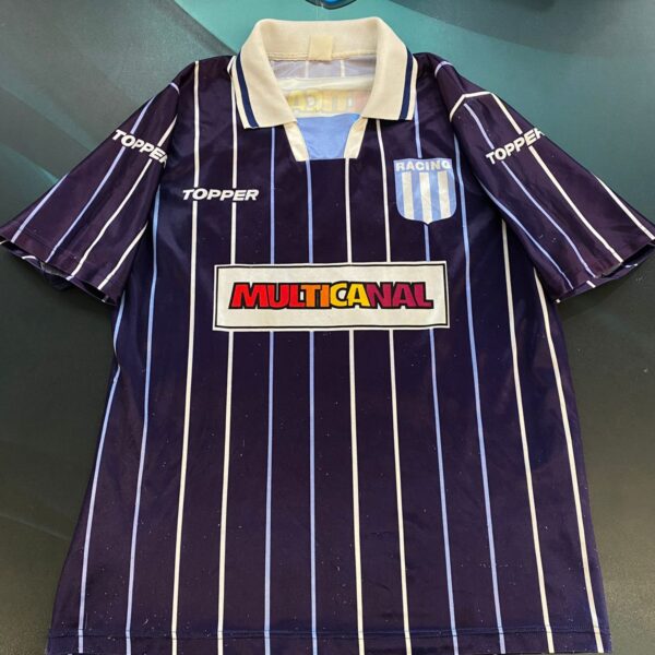 Camiseta alternativa de Racing club 1995-96 15 nro pintura talle XL