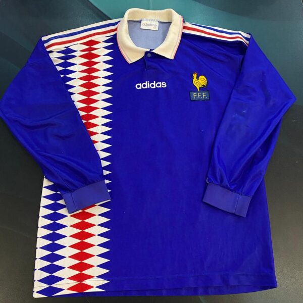 Camiseta de la selección de Francia  1994 10 Zidane talle 3