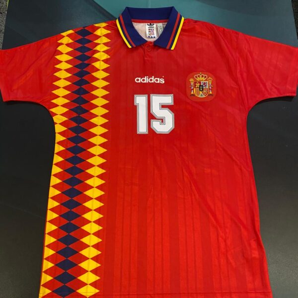 Camiseta de la selección de España reedición 15 talle M