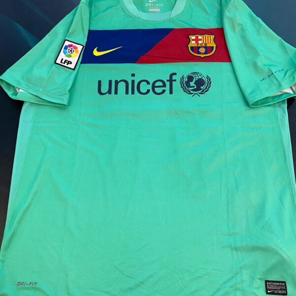 Camiseta alternativa del  barcelona original de época talle XL 10 messi !