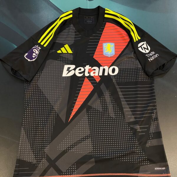 Camiseta de arquero del Aston Villa 23 Martinez talle XL