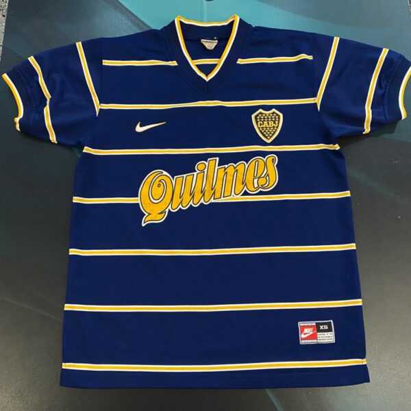 Camiseta de Boca Juniors copa Mercosur 1998 talle XS