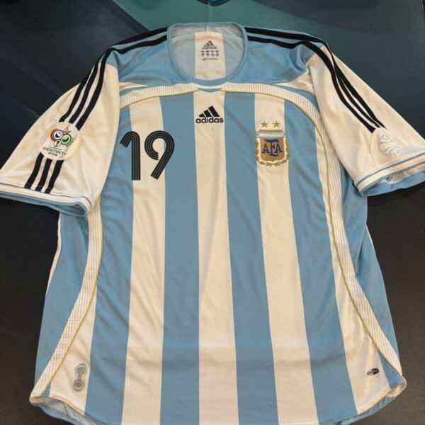 Camiseta de la selección Argentina 2006 19 Messi talle XL