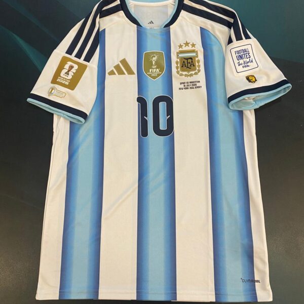 Camiseta de la selección argentina 2026 VS españa final del mundo jugador a eleccion
