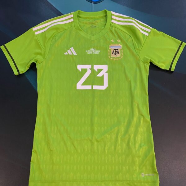 Camiseta de arquero de la selección Argentina 2022 23 Martinez talle S