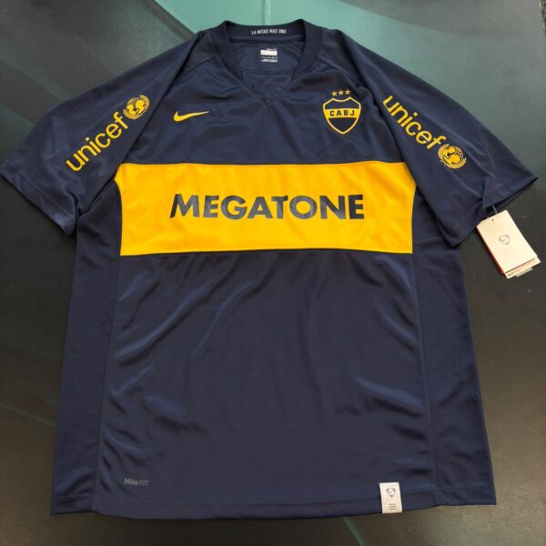 Camiseta de Boca Juniors año 2008 10 Roman talle L