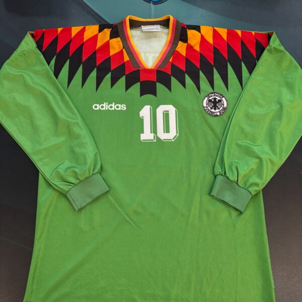 Camiseta alternativa mangas largas de la selección de Alemania 1994 10 Matthäus talle 3