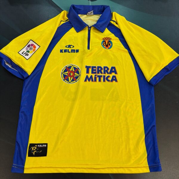 Camiseta del Villarreal 2001 2002 23 Palermo talle M