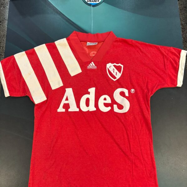MATCHWORN CAMISETA DE INDEPENDIENTE USADA EN JUEGO 1993