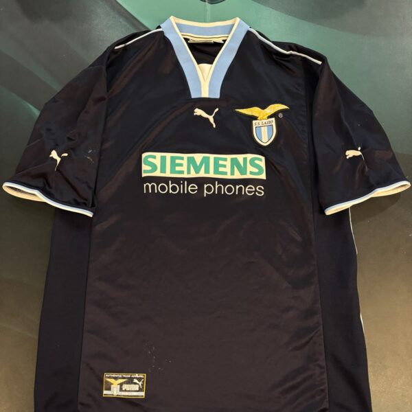 Camiseta alternativa de la lazio 2000 2001 talle M !
