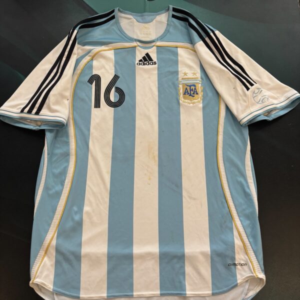 Camiseta de la selección Argentina Formotion 2006 16 Gimenez talle L