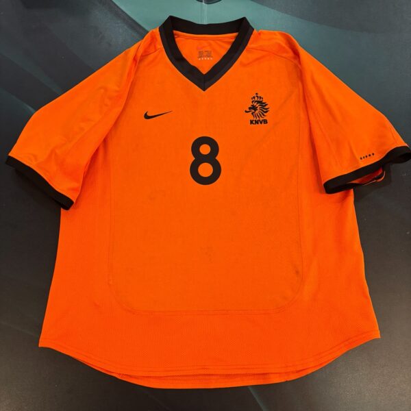 Camiseta de la selección de Holanda 8 Davids talle M