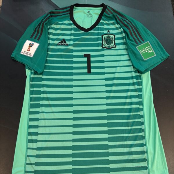 Camiseta de arquero de la selección de España 2018 1 De Gea talle XL
