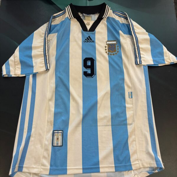 Camiseta de la selección Argentina 1998 9 Batistuta talle XL
