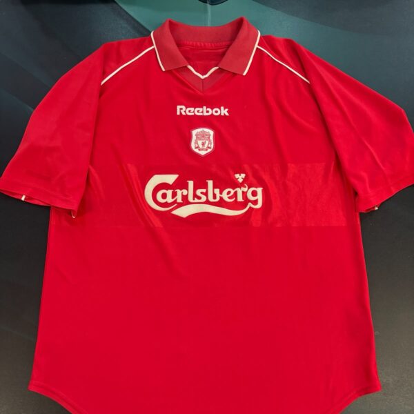 Camiseta del Liverpool 2000 2002 10 Owen talle L