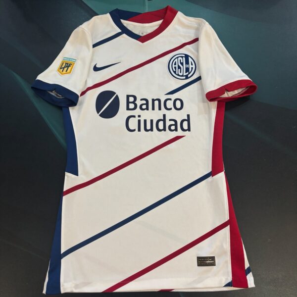 Camiseta alternativa de San Lorenzo utileria 19 Hausch talle S