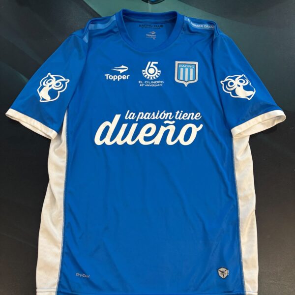 Camiseta alternativa de Racing Club 2015 2016 22 Milito talle XL
