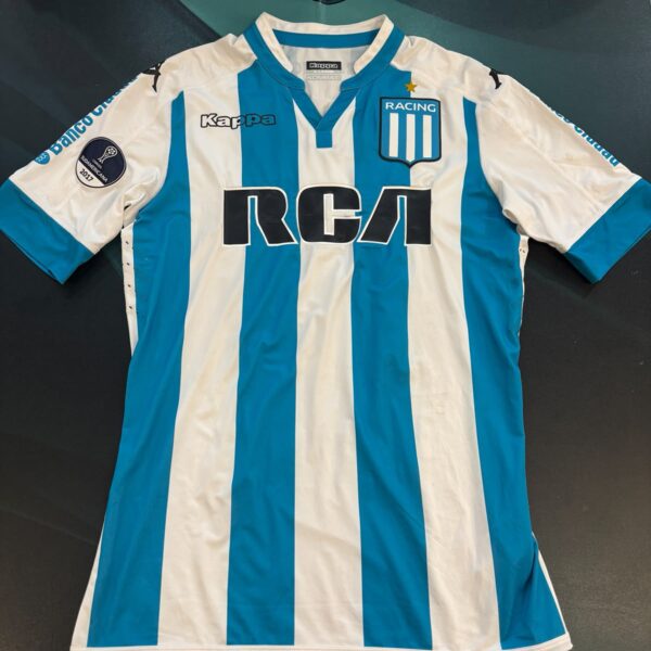 Camiseta de Racing Club copa sudamericana 2017 10 Lautaro talle XL slim fit match