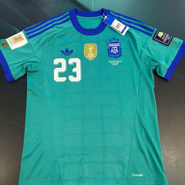 Camiseta de arquero de la Selección Argentina  partido vs inglaterra