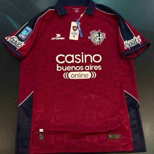 Camiseta de san Lorenzo 2026 2027 alternativa con jugador a eleccion