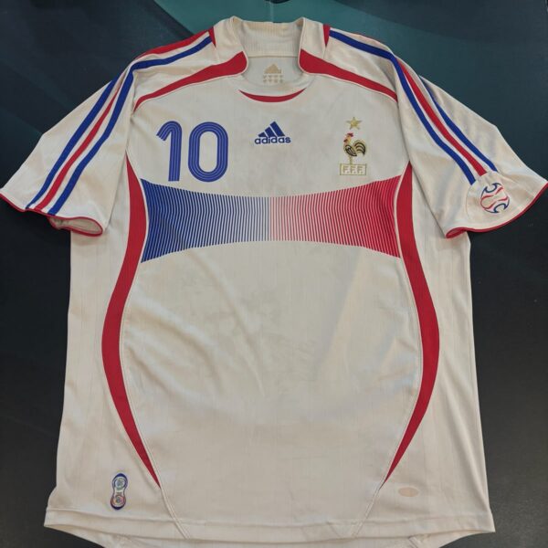 Camiseta alternativa de la selección de Francia 2006 10 Zidane talle L
