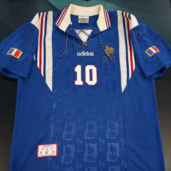Camiseta de la selección de Francia 1996 10 Zidane talle XL