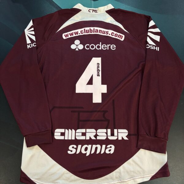 Camiseta mangas largas de Lanús año 2008 4 talle L