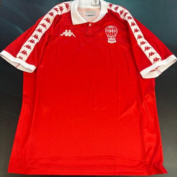 Camiseta chomba retro de Huracán 9 Caicedo