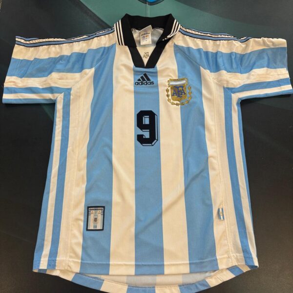 Camiseta de la selección Argentina 1998 9 Batistuta talle S