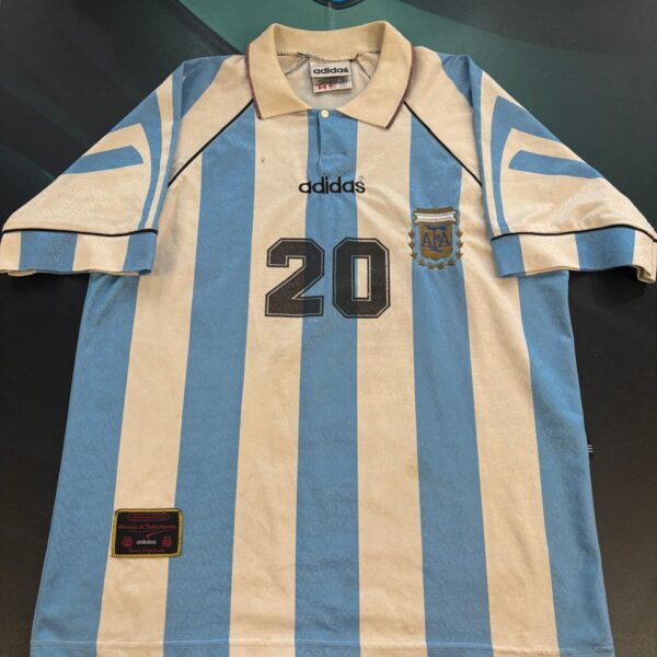 Camiseta de la selección Argentina 1997 20 Gallardo talle 4