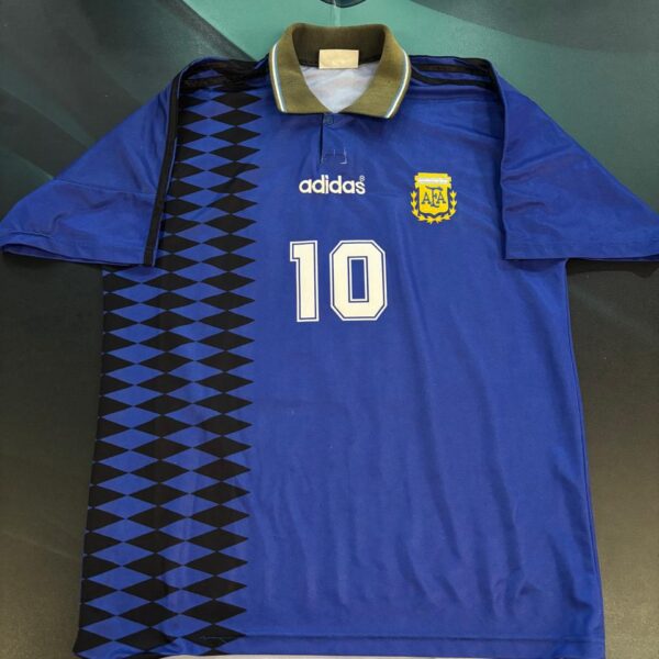 Camiseta alternativa de la selección Argentina  1994 10 Maradona talle S