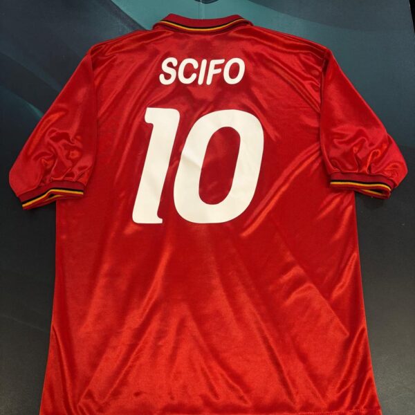 Camiseta de la selección de Bélgica 10 Scifo talle L