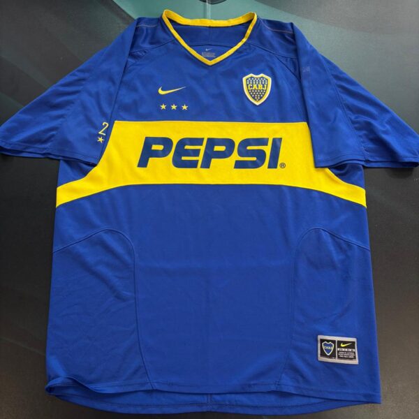 Camiseta de Boca Juniors campeón 2003 talle L