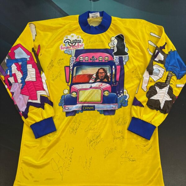 Buzo de arquero de Boca Juniors 1995 “mono” Fernando Navarro Montoya talle M