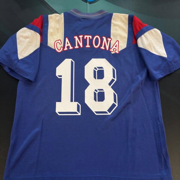 Camiseta de la selección de Francia 1992 18 Cantona talle 3 (L)