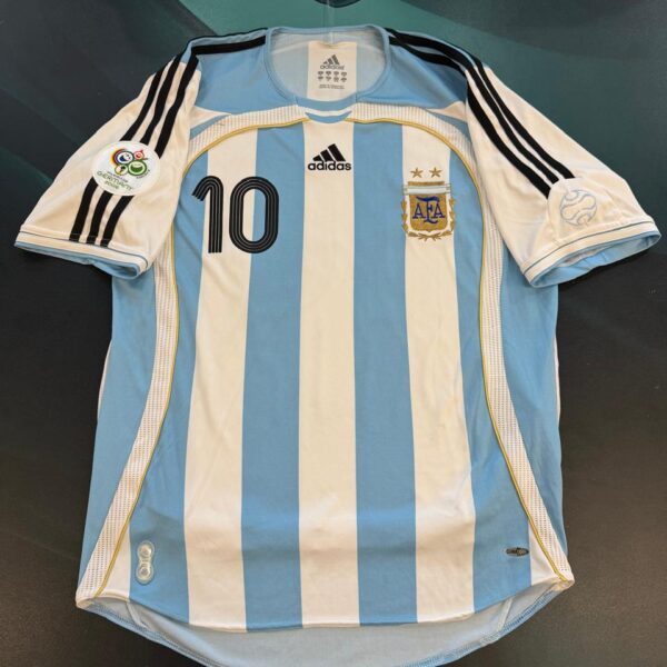 Camiseta de la selección Argentina 2006 10 Riquelme talle M