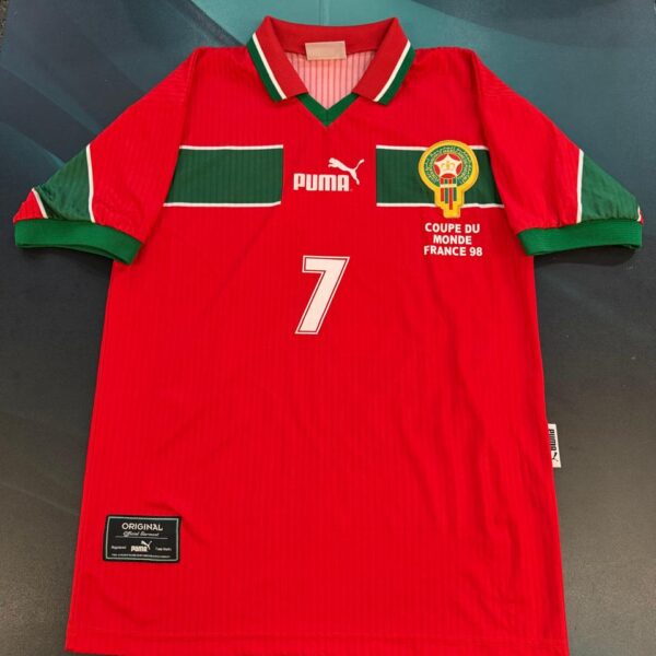 Camiseta de la selección de Marruecos 7 Hadji talle 1 (S)