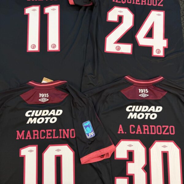 camiseta alternativa de Lanús 2026 completa de partido