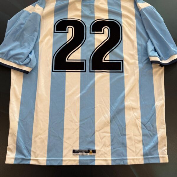 Camiseta titular de la Selección Argentina año 1998 talle 46/48 22 Riquelme