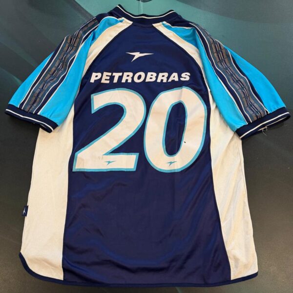 Camiseta alternativa de Racing Club 100 Años usada por 20 Gaston Casas talle L