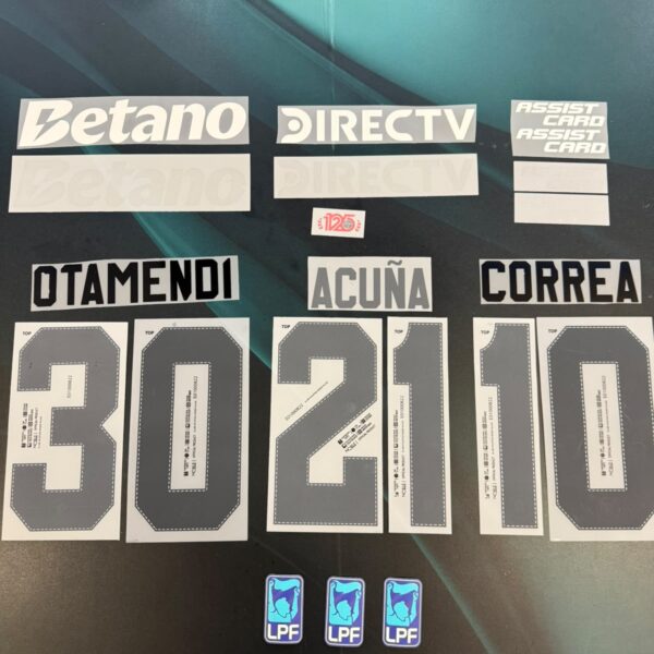 numeros de river plate 125 aniversario 2026 2027  100% originales (precio por unidad, detallar en nota de pedido jugador)