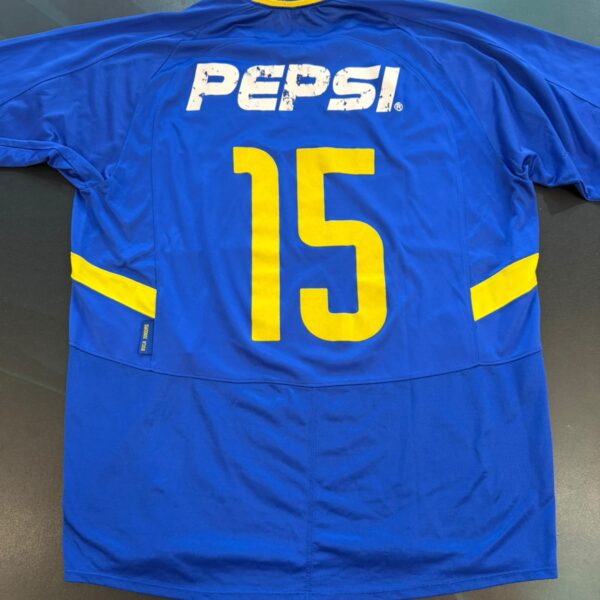 Camiseta titular Boca Juniors 2003 15 Villarreal talle L
