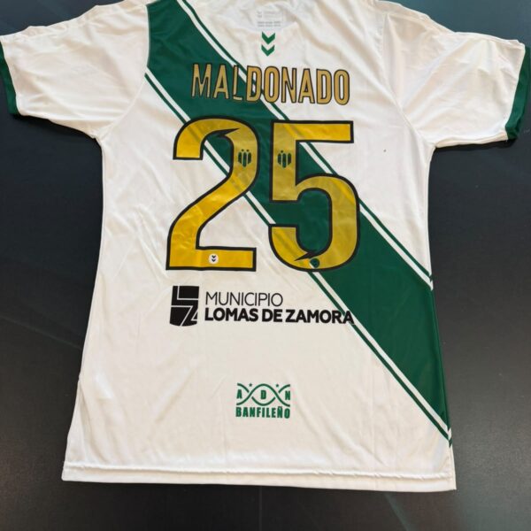 Camiseta titular Banfield 2019 utileria 25 Maldonado talle L