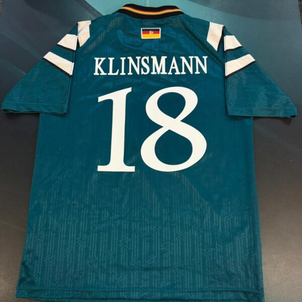 Camiseta alternativa de la selección de Alemania  1996 18 Klinsmann talle XL