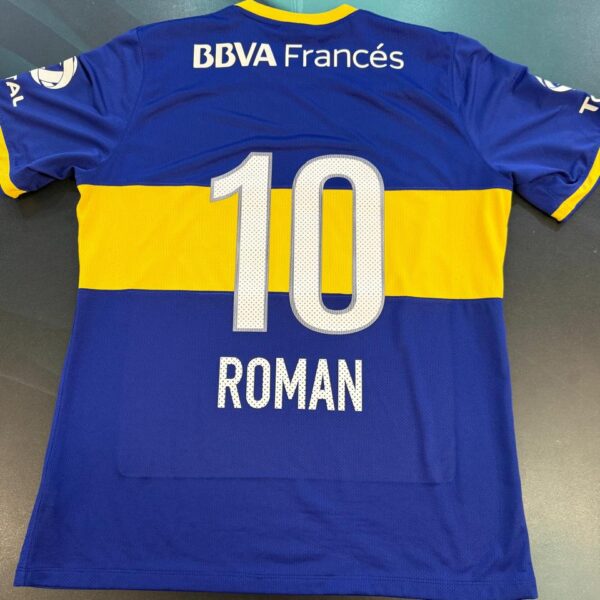 Camiseta titular Boca Juniors 2013 versión de juego talle XL 10 Román