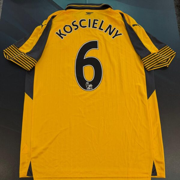 Camiseta alternativa del Arsenal 1997 1998 10 Bergkamp talle M