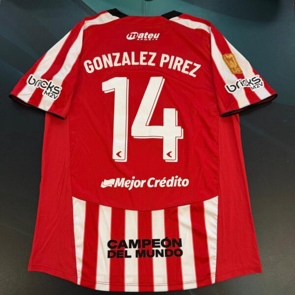 Camiseta de estudiantes de la plata utileria 14 González Pirez talle L