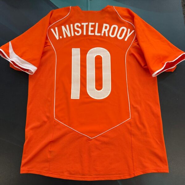 Camiseta de la selección de Holanda año 2004 10 V Nistelrooy talle L